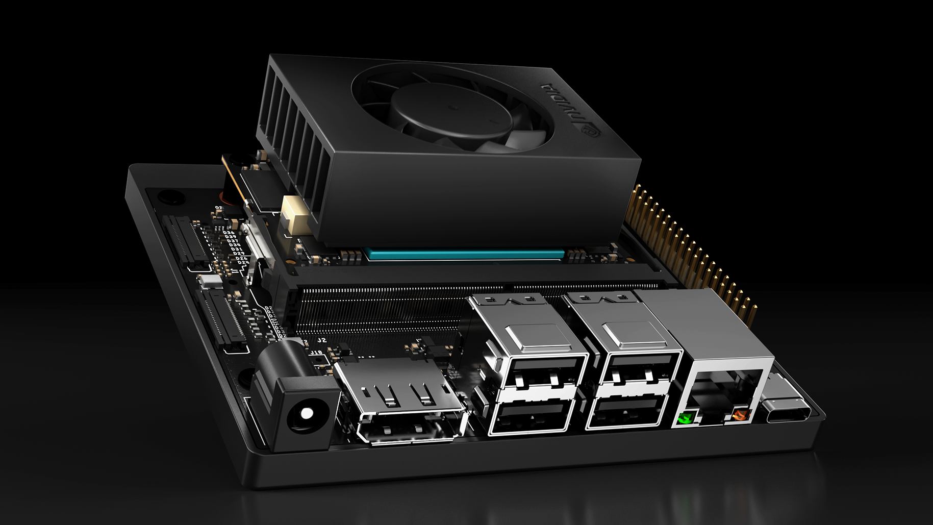 NVIDIA Jetson Orin Nano developer kit used for compact local AI processing