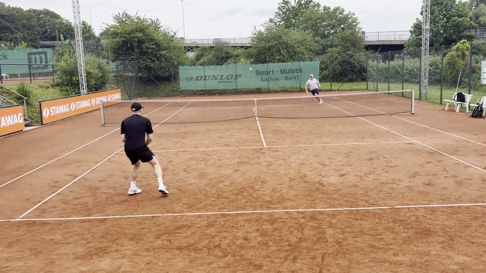 RallyTrace analysis over clay-court tennis footage